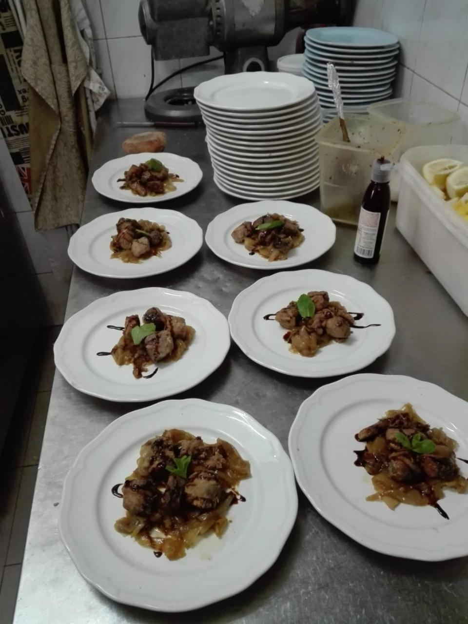 פורצ'י סיקולו Pensione S. Antonio Ristorante Silvia מראה חיצוני תמונה